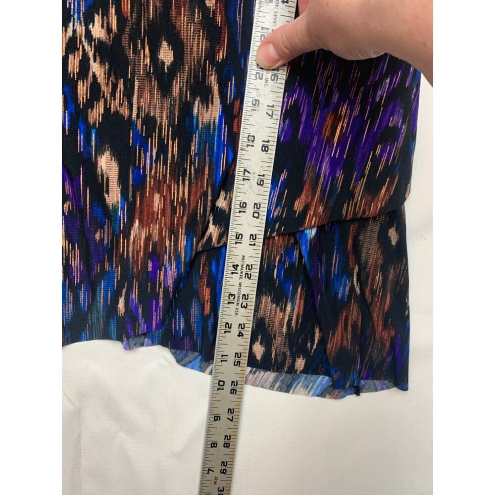 Miraclesuit size 16 xl swim suit bathing top black purple multi gold - Picture 7 of 10